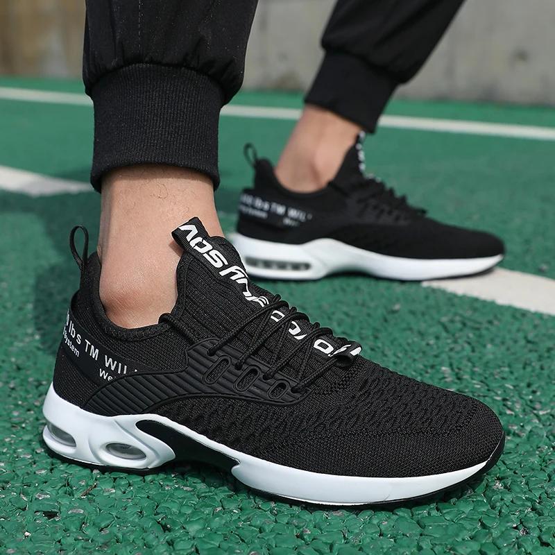 Summer Men'S Shoes Mesh Casual Sports Shoes Spring Summer Shoes Tennis Lightweight Walking Black Sneakers Item