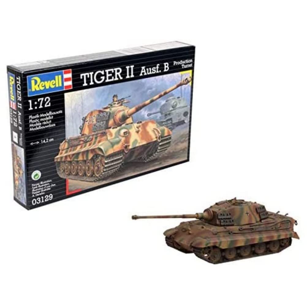 Německý Revell Měřítko Panzer VI King Tiger 03129 Plastový model 1/72