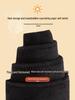 Women's High-Waisted Fleece-Lined Skinny Pants, 2025 Winter Style, Elastic Black Pencil Design for Indoor & Outdoor Wear