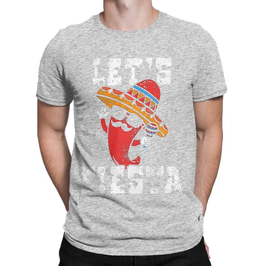 Fiesta Cinco De Mayo Tshirts For Unisex Crazy 100 Cotton Tee Shirt Crew Neck Short Sleeve T Shirt Plus Size Tops