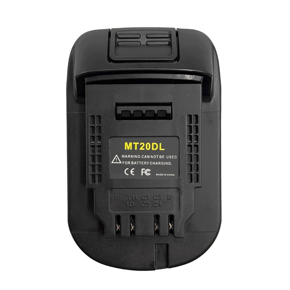 Адаптер для аккумулятора Makita 18V переключатель на Dewalt Mt20Dl для инструментов Dewalt 18V 20V для литий-ионного аккумулятора Makita Bl1830 Bl1860 Bl1815