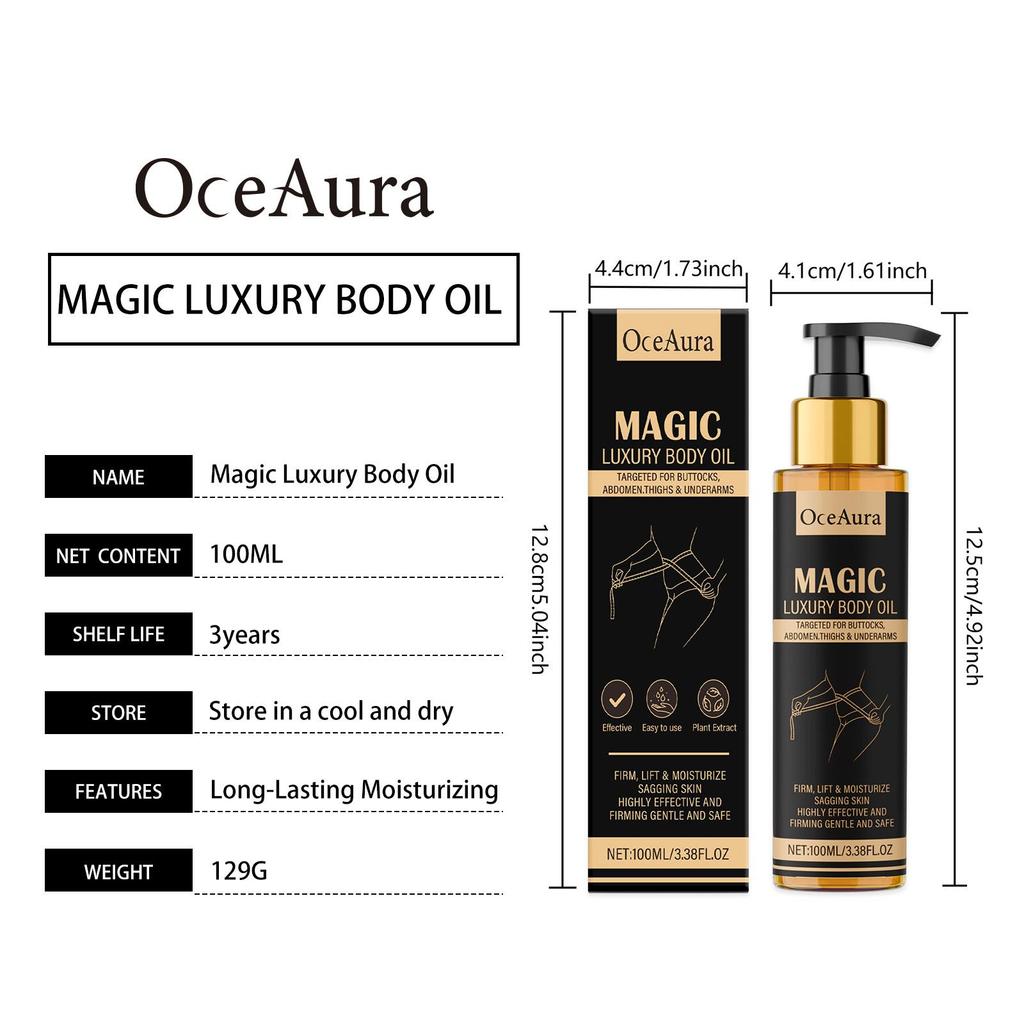 Magic Luxury Body Oil Firming Lift Skin Remove Fine Lines Anti Dryness Improve Sagging Smooth Moisturizing Massage Essential Oil