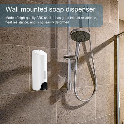 Liquid Soap Dispenser Shower Gel Lotion Dispenser Wall Mount Shampoo Shower Gel Container Versatile for Bathroom Washroom Gadget