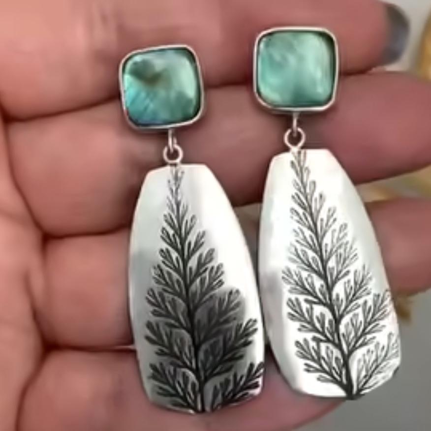 Stylish Pine Tree Dangle Earrings - Forest Series Women s Fashion Accessory