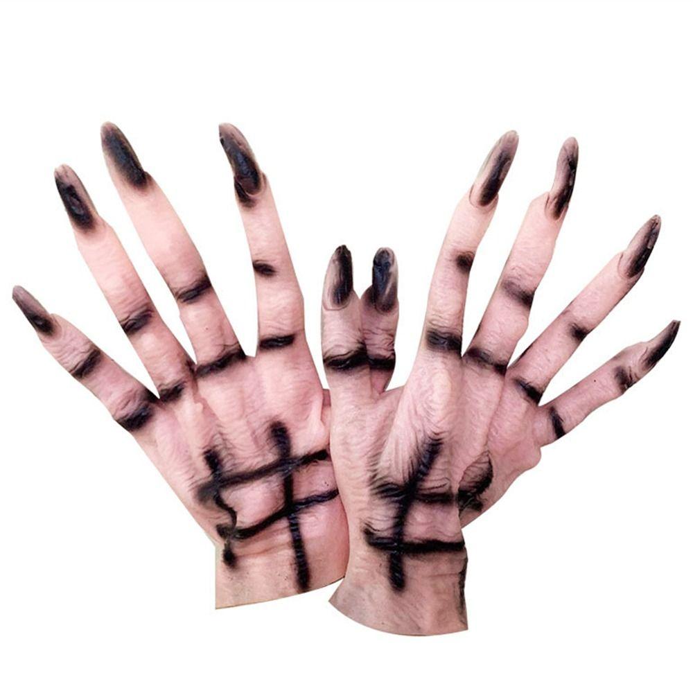 Gothic Cosplay Gloves Punk Party Scary Props Funny Witch Cosplay Costume  Festival