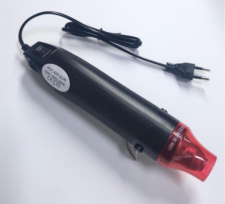 European Handheld 220V Hot Air Gun for Polymer Clay, Rubber Stamp Embossing, DIY Heat Shrink & Shaping Tool