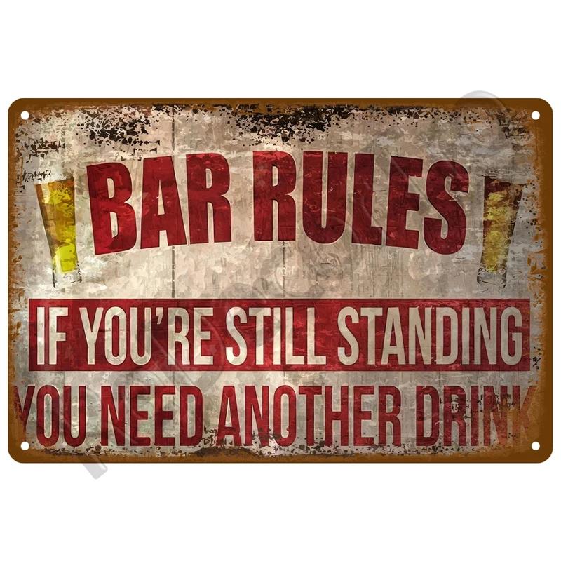 Öl Vintage Metallskylt Whiskey Plåtskylt Affischer Plåt Hem Väggdekor För Pubar Barer Kaféer Klubbar Retro Plakett Målning Mank Cave