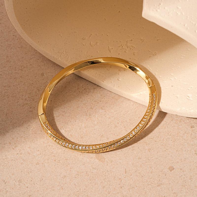 

Изысканный браслет-манжета с французским цветком из циркона: Роскошный, Универсальный, Высококлассный Модный Браслет