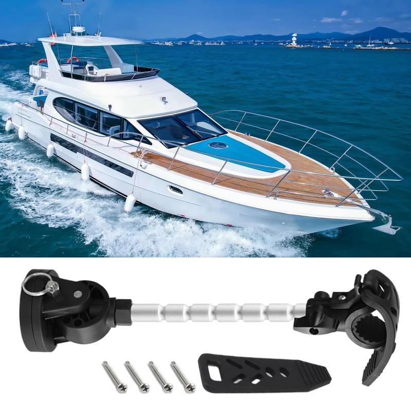Suport Motor Trolling Suport Motor Trolling Pentru Barcă Suport Barcă Reglabil la 180 de Grade Pentru Utilizare pe Apă, în RV, Caiac