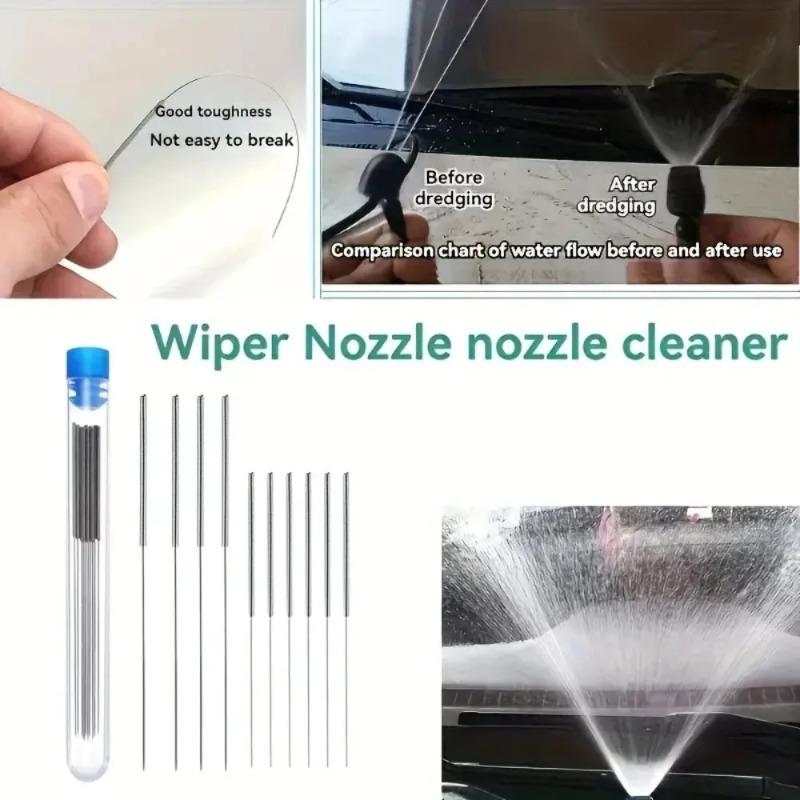 Brass Stainless MK8 Sprinkler Needle Set E3D Printing Head Unclogging Steel Probe 3D Machine Maintenance Fixture Clog Clear