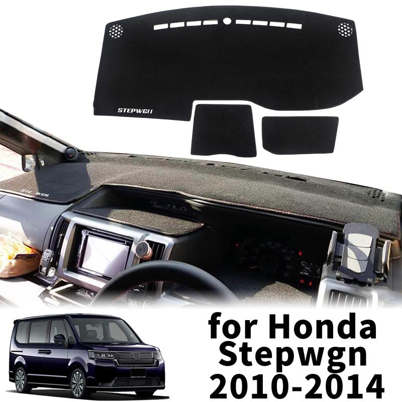 fit for Honda Stepwgn Step Wagon G4 2010-2014 RHD Car Dashmat Dashboard Cover Pad Protective Carpet Accessories DashMat Sunshade