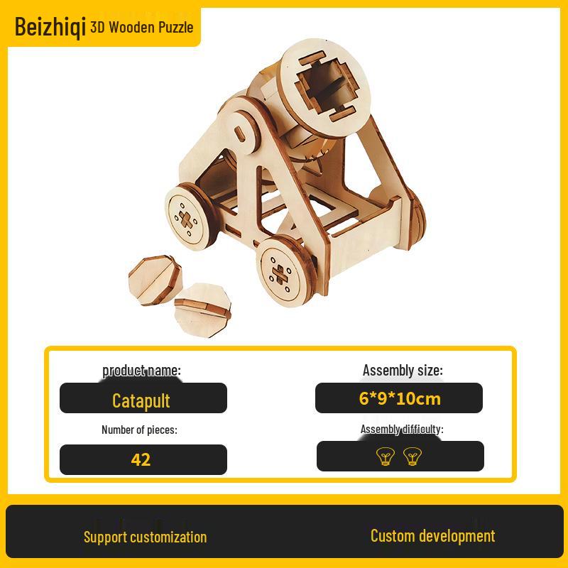 3D Laser-Cut Wooden Butterfly Puzzle Kit for Kids