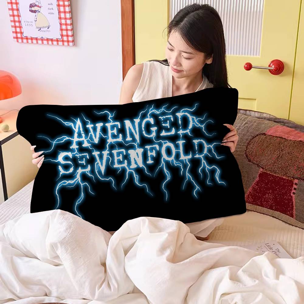 Rock Band Avenged S-Sevenfold Household Polyester Pillow Cover Pillow Towel Fast-Drying Lightweight & Easy to Clean