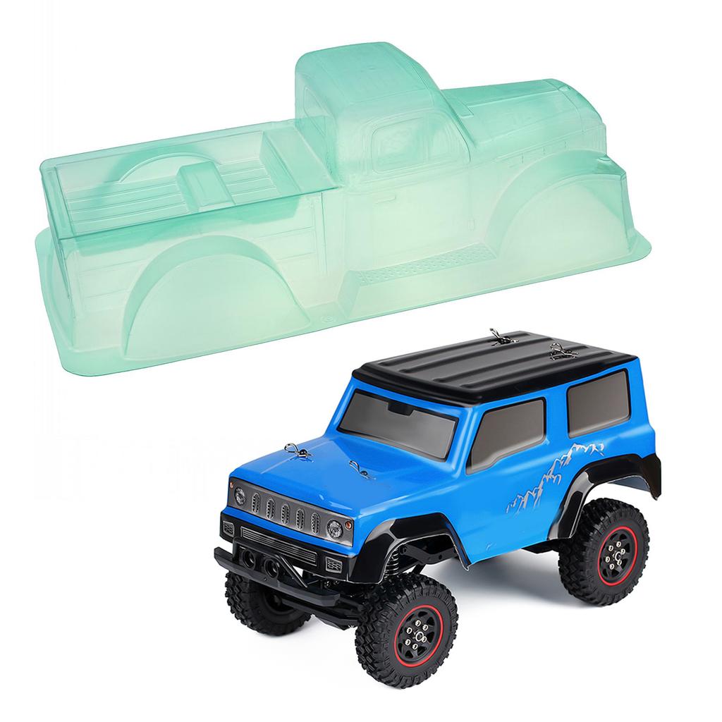 RGT RCPickup Trunk Body Shell Transparent Shell Modified Part 313mm Wheelbase for SCX10 TRAX4 1:10 RCCar Accessories