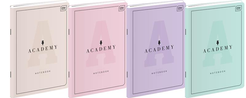 ZESZYT A5/60K LINIA ACADEMY PASTEL A'10 9215