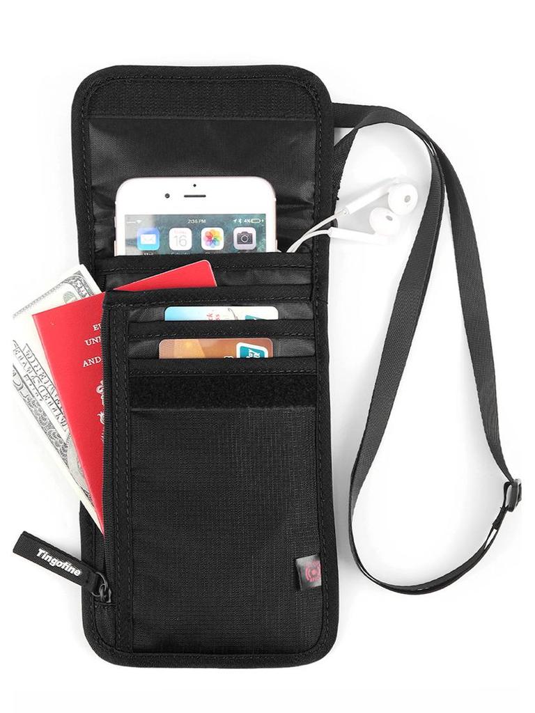 Tianxiu RFID Neck Passport Holder & Anti-theft Travel Pouch
