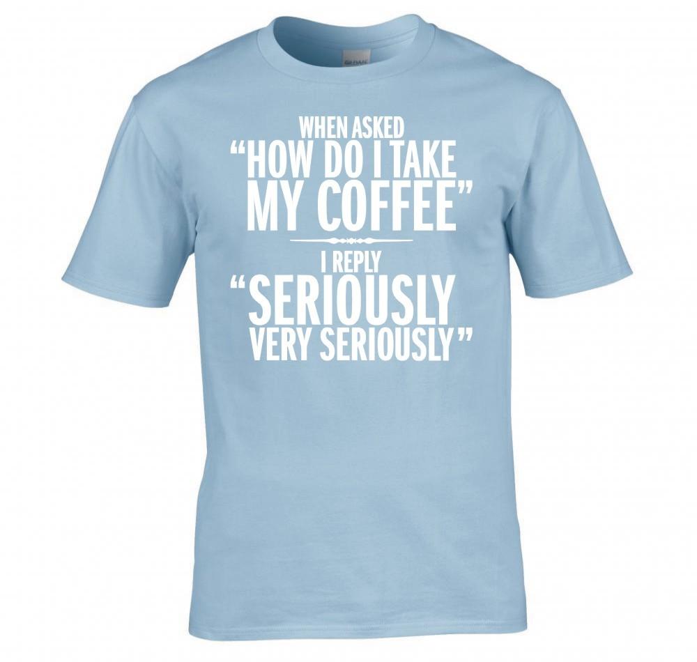 Funny Serious Coffee Drinkers T Shirt New 2XL