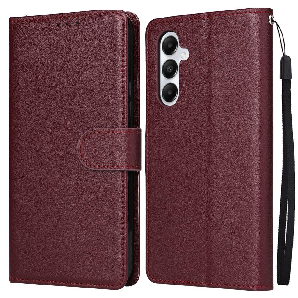 For Samsung Galaxy A25 5G (Global) (161.0 x 76.5 x 8.3mm) Case PU Leather Wallet Cell Phone Stand Cover