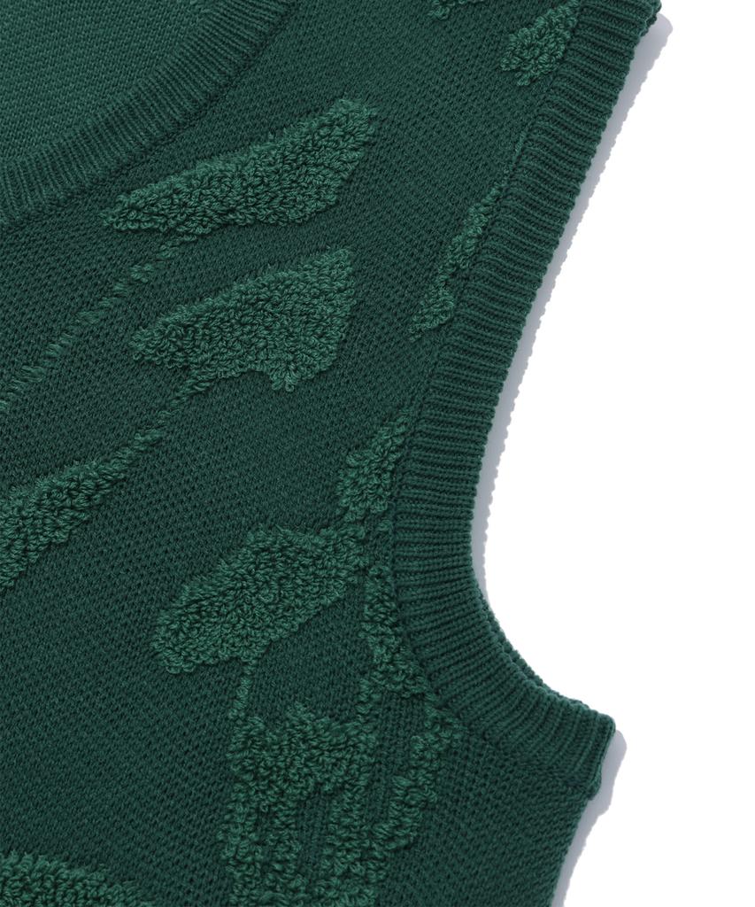 Critic Pile Mushroom Vest Green