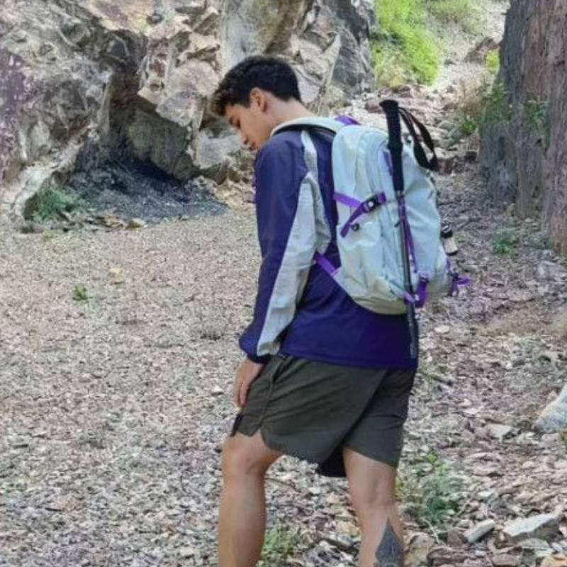 Outdoor Hiking Backpack 30l Waterproof Nylon Travel Daypack For Men Women