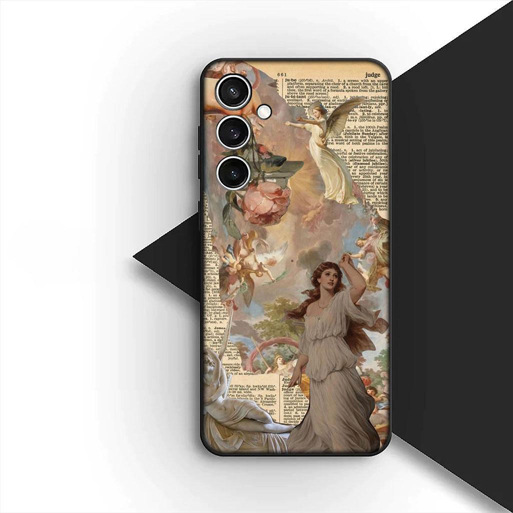 

Cover for Motorola Moto G55 G45 G75 G85 G35 Edge 50 30 Fusion 40 NEO Ultra Pro Phone Case Fresco Michelangelo Creation of Adam Motorola Edge 30 Neo