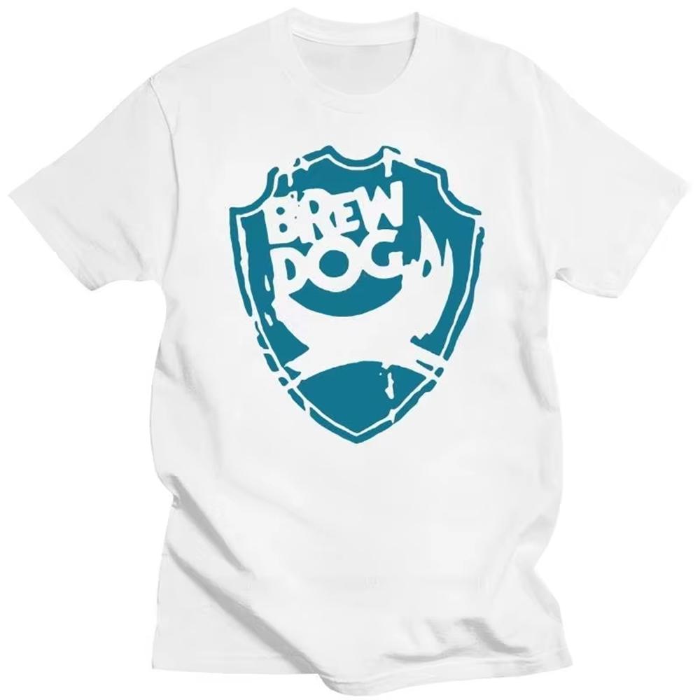 

Fashion Summer Clothes Mens T-Shirts Casual Top Brewdog The Bottled Beers Pattern Cotton Short Sleeve Men T-shirt Tops 4XL