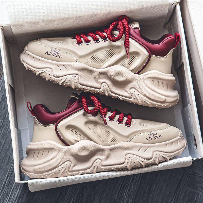 New Anti Slip and Wear Resistant Men's Sneakers Fashion Versatile Street Dance Casual Shoes Outdoor Trendy Sports Running Shoes