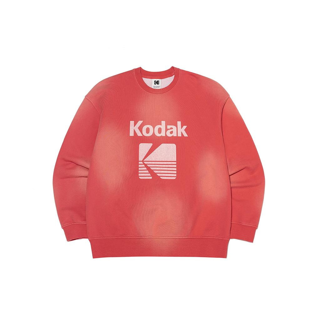 KODAK Color Eye Semi-Overfit Sweatshirt Red