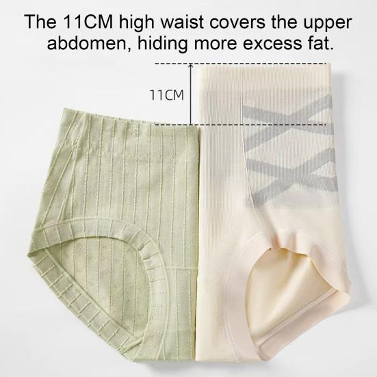 Lenjerie intimă cu talie înaltă pentru femei, moale, elastică, chiloți cu acoperire completă, control abdomen, pentru doamne