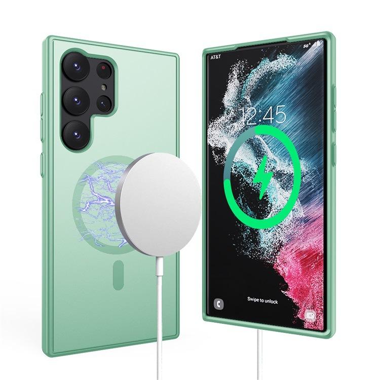 Applicable To Samsung S11ultra Matte Skin-sensitive Magnetic Mobile Phone Case S11u 2-in-1 Anti-drop Protective Case Amazon
