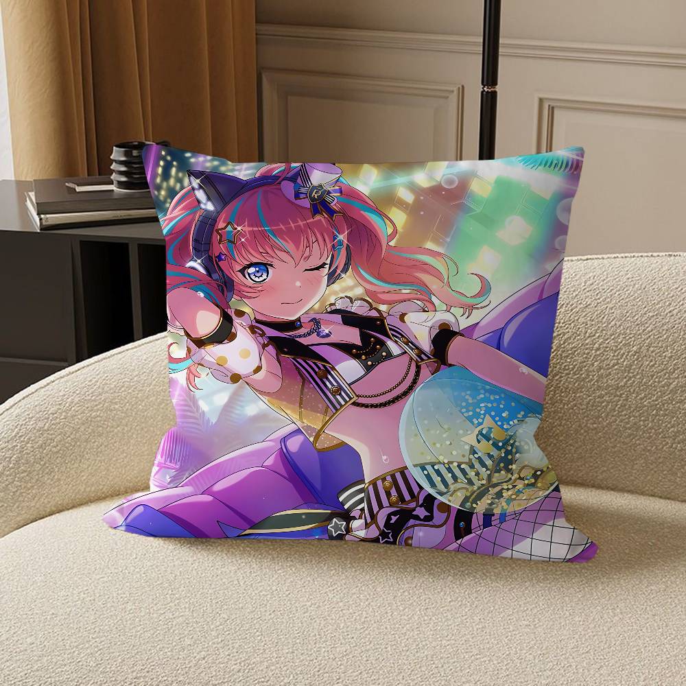 BanG Dream-Tamade Chiyu Maple Design Cushion Cover Happy Autumn Harvest Decor Holiday Decorati Pillow Cover