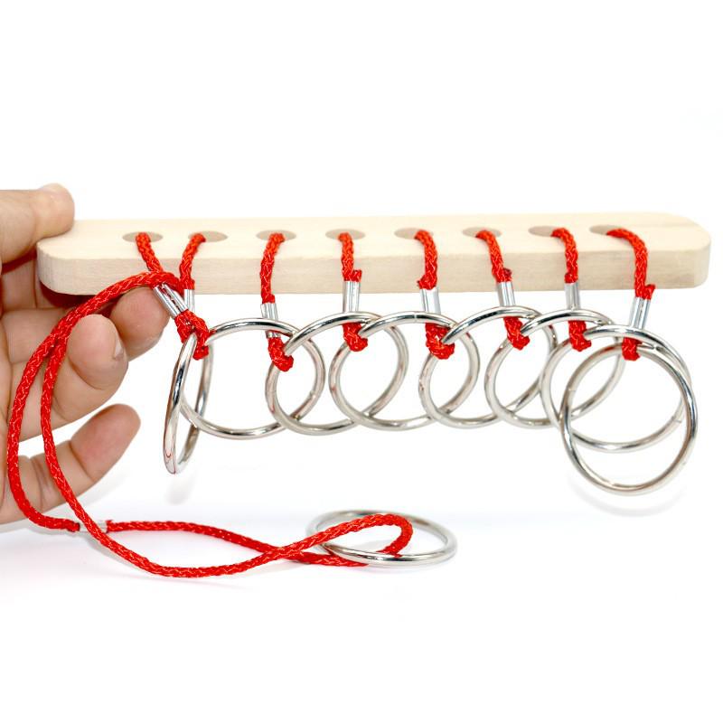 IQ Toys 8-teiliges Puzzle-Set - TikTok Trend Interlocking Rings