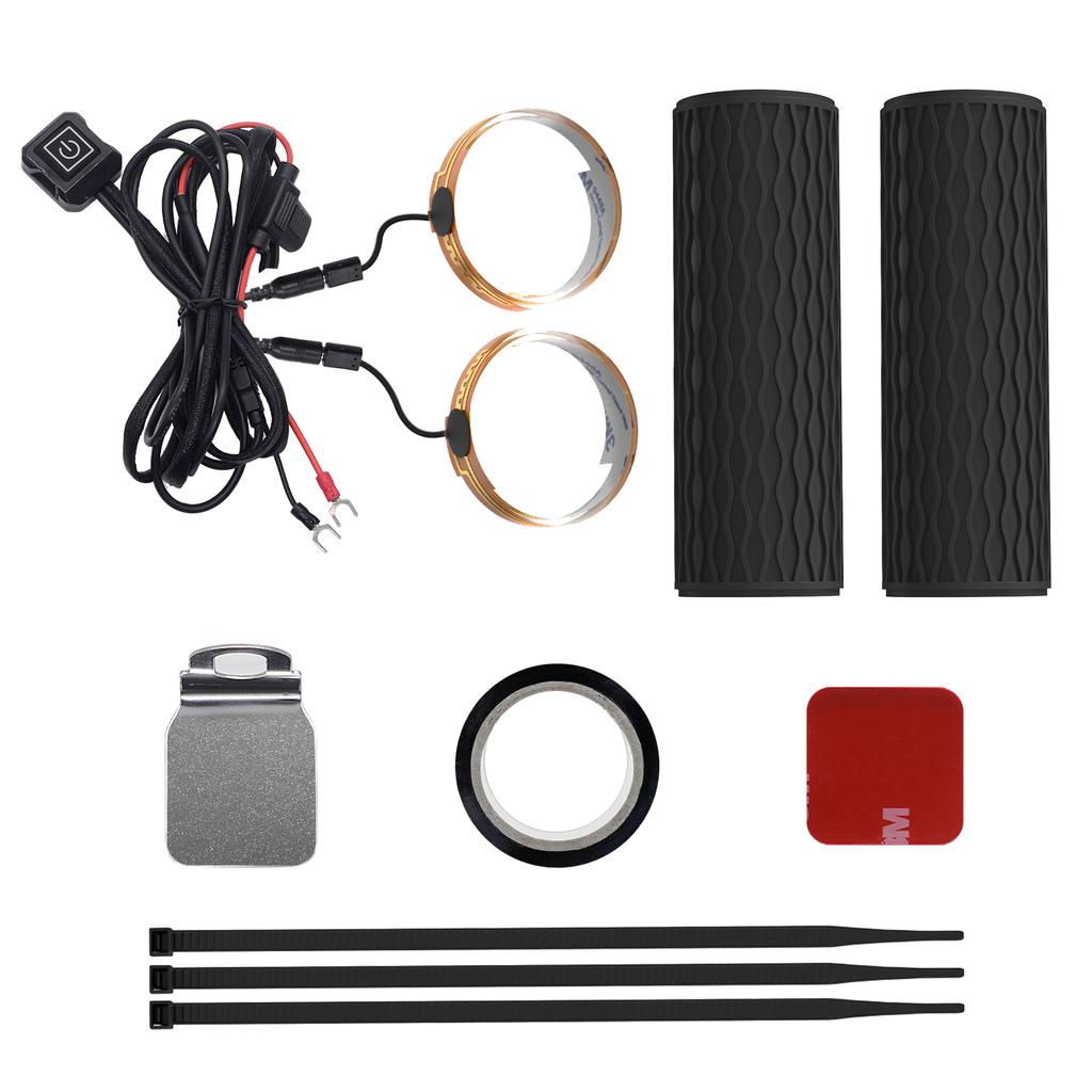 Heißwassergriff für Motorräder, Wärmer für Roller, Wasserdichter und verstellbarer Griff, Elektrischer Heizgriff