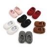 Warm Cotton Furry Baby Walking Shoes for 0-1 Year Olds - Indoor Autumn/Winter Wear