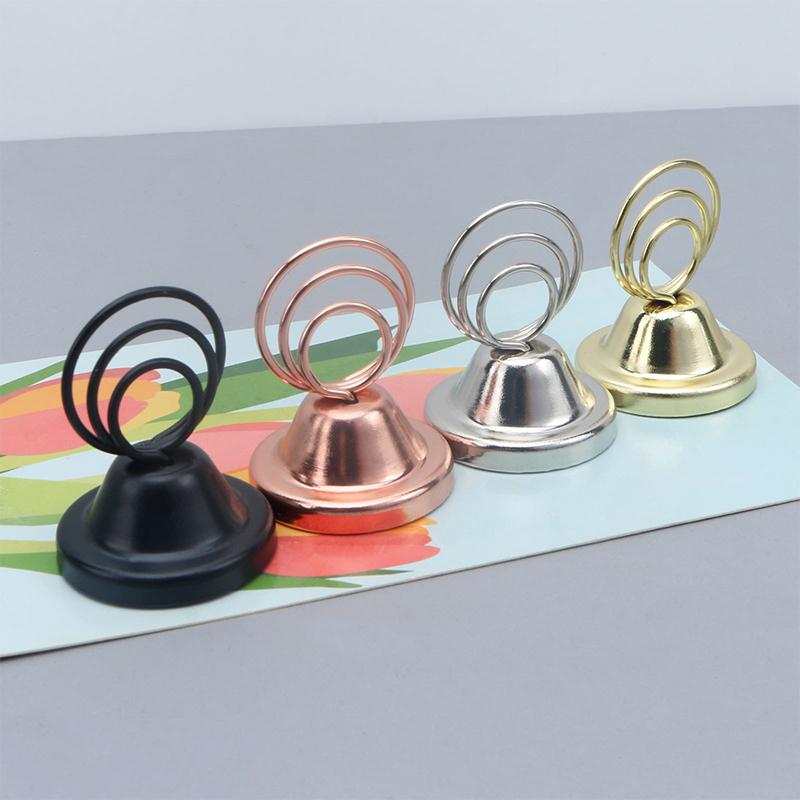 1Pcs Table Number Holders 5.5*5cm Hemispherical Tower Shaped Card Clips for Christmas Thanksgiving Dinner Decor