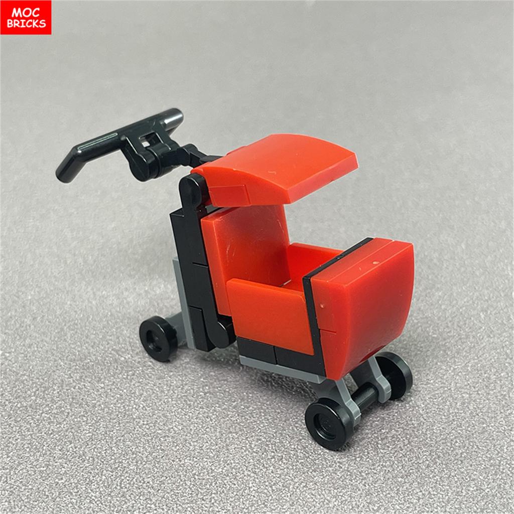 Non-Toxic Moc Bricks Baby Stroller Series Nursing Bottle Baby Figure Assembled Building Blocks Educational Toy For Children Gift
