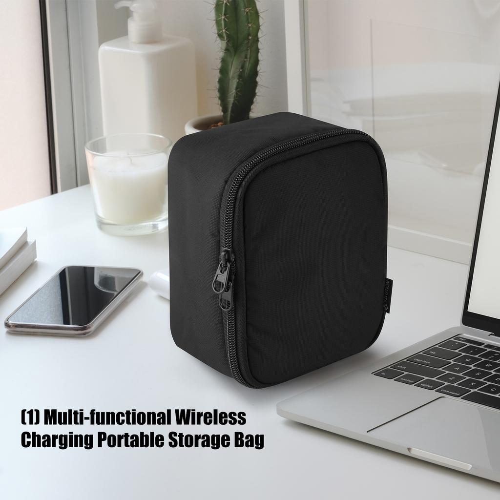 Wireless Charging Dock Organsier Storage Bag Stylish and Convenient Organiser Pouch for Travel and Everyday Use
