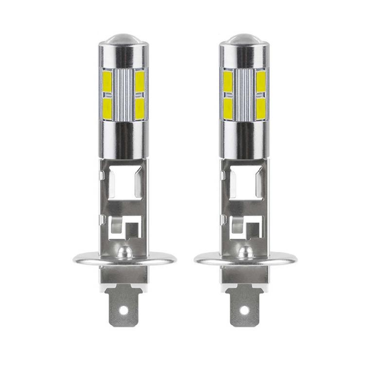 10 светодиодов H1 H3 10SMD 5630 Автомобильная яркая противотуманная фара 7000 8000K Дневной ходовой огонь 1