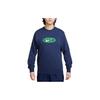 Nike Casual Crew Neck Pullover Long Sleeve Sweatshirt Men Tops Blue FZ4729-410