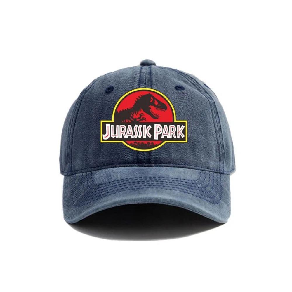 2026 Jurassic Park Baseballkappe Used Look Hüte Kappe Dinosaurier Herren Retro Outdoor Sommer Verstellbare Mütze Lässig Vielseitig Sonnenschutz