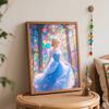 Disney Oil Painting Hand Painting Coloring Painting Handmade Diy Home Decoration Gift Princess Stained Glass