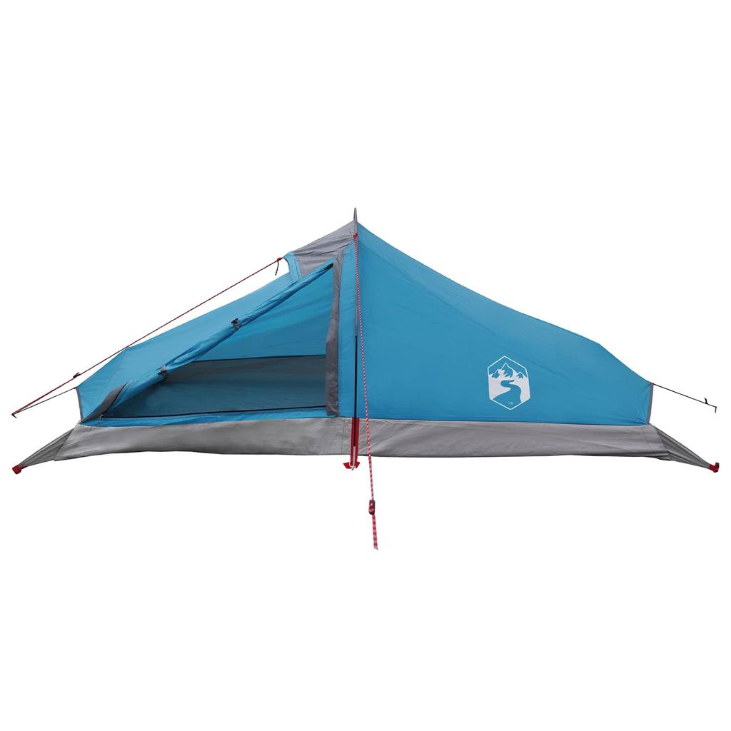Trekking Tent Blue 2 Person 185T Polyester with PU Coating