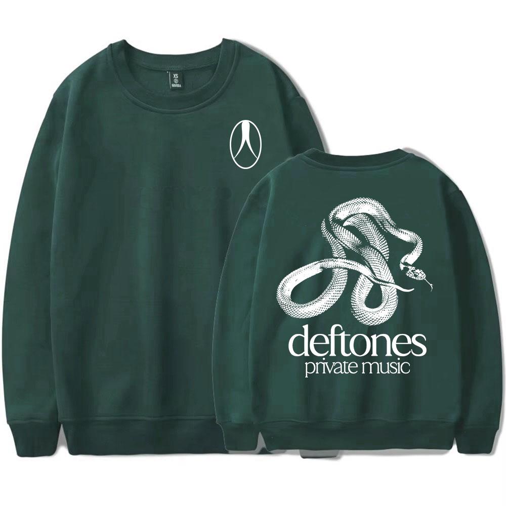 

Deftones Приватна Музика Худі з Довгим Рукавом Deftones Рок-Гурт Принт Худі З Круглим Коміром Повсякденний Вільний Осінні Светри Топ Чоловічий жіночий одяг XXXL