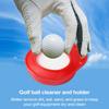 Tragbarer Golfball-Schwammwäscher-Reiniger Golfzubehör für Golftasche oder Trolley mit Schlägerhalter und Gummiband
