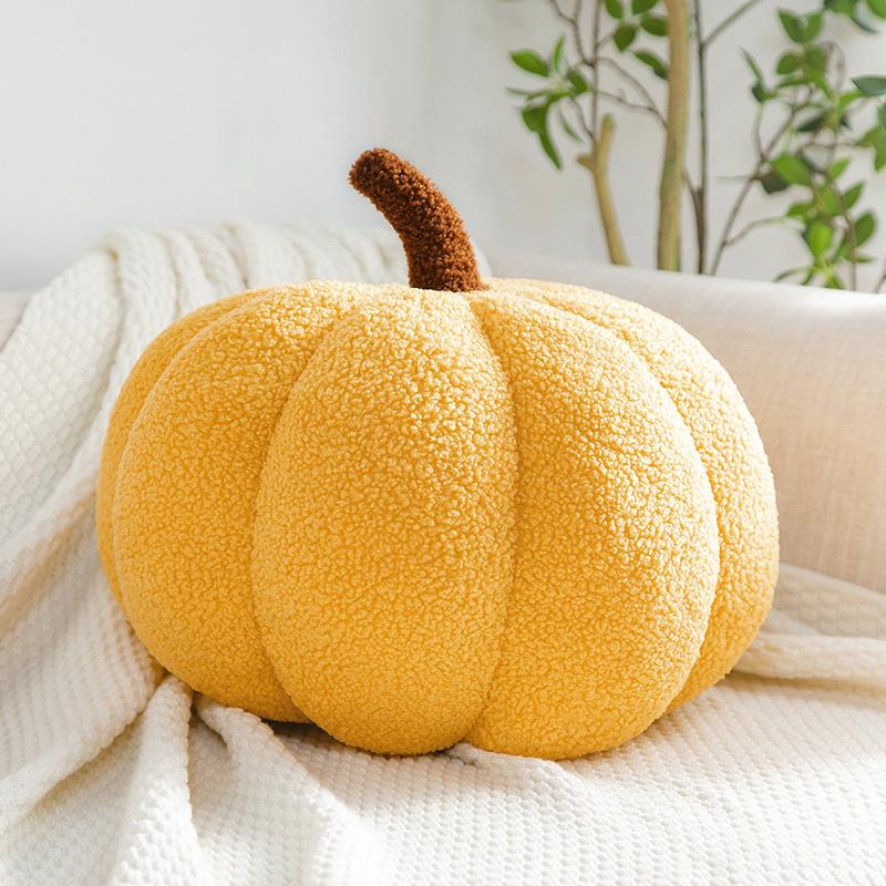 Plush Pumpkin Pillow Cushion - Halloween Children's Gift & Sofa Backrest