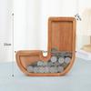 23cm Large Size Twenty-six Letter Piggy Bank Wooden Coin Money Saving Box Jar Coin Storage Box Desktop Ornament Home Decor Craft