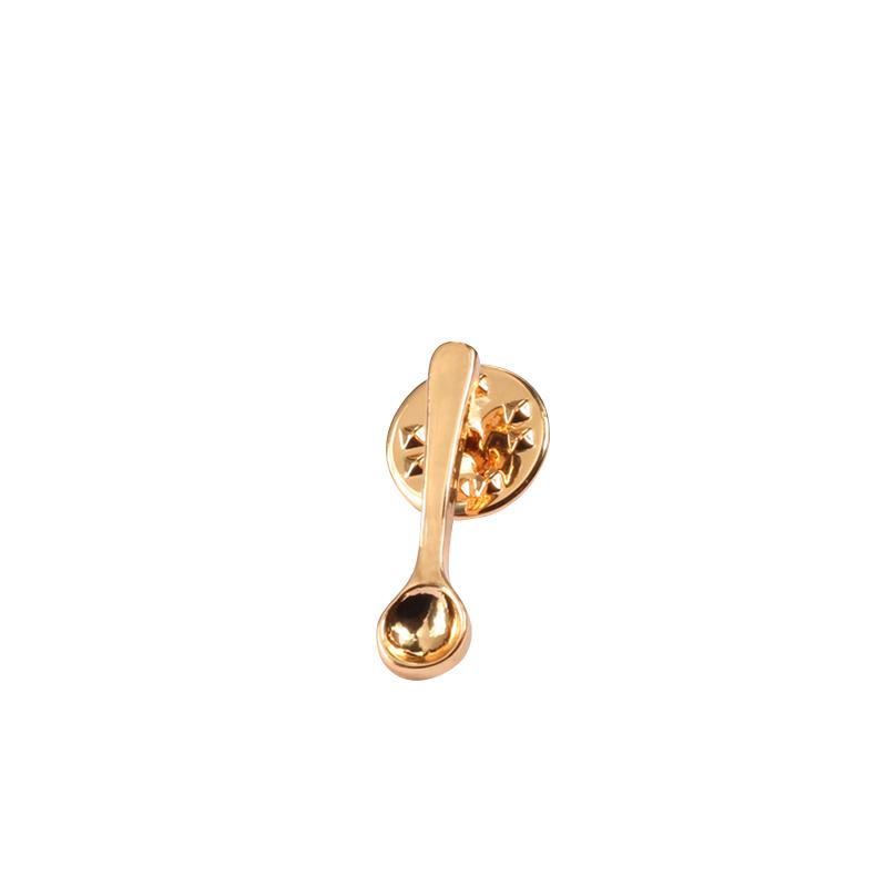 

Fashion Silver Color Spoons Enamel Pins Mini Coffee Spoon Brooch Metal Cute Small Funny Badges Jewelry Jackets Backpack Pin