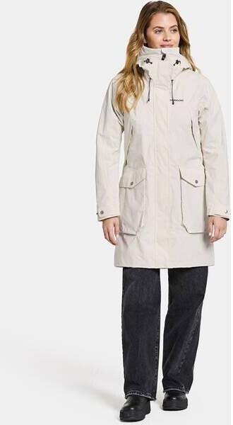 Jacket Didriksons Thelma Parka 10 (504812) White Foam