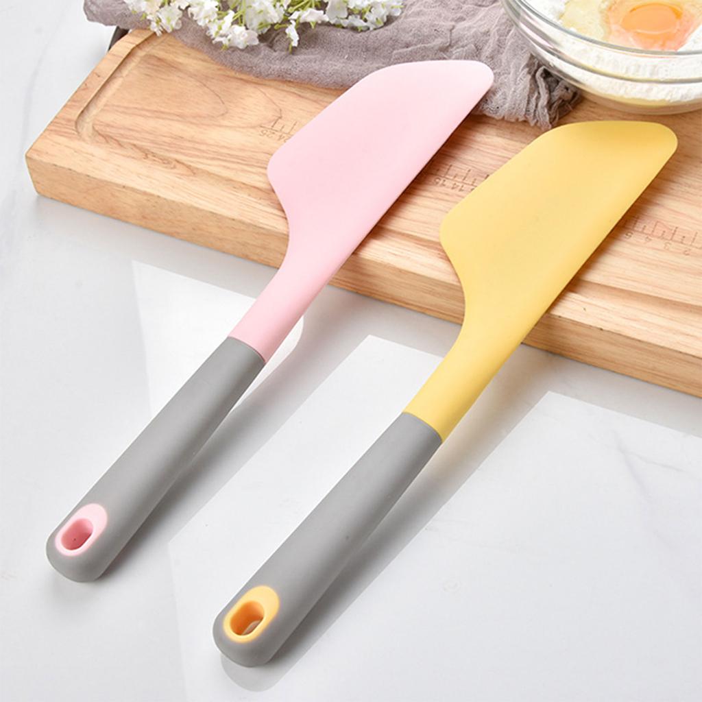 Silicone Cream Baking Scraper Heat Resistant Scraper Non Stick Butter Spatula Kitchen Pastry Scraper Cake Baking Tools