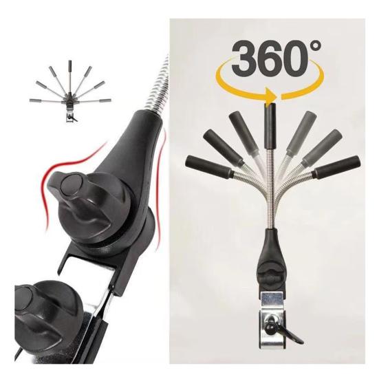 Baby Stroller Umbrella Holder 360 Degrees Rotatable Chairs Wheelchairs Pushchair Pram Parasol Umbrella Mount Clip Universal Stroller Umbrella
